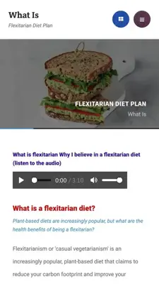 Flexitarian Diet Plan android App screenshot 0